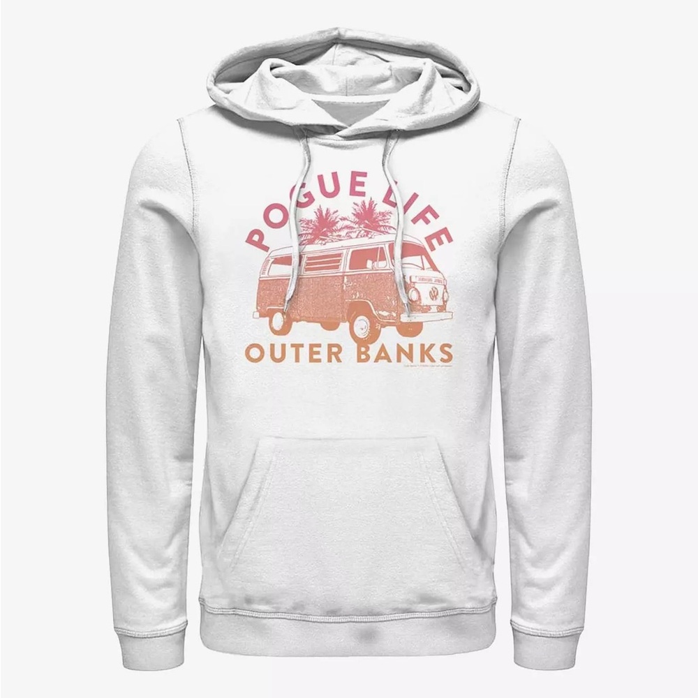 Outer Banks White Graphic Hoodie